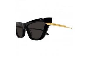 Bottega Veneta BV1241S 001 fekete-szürke női napszemüveg