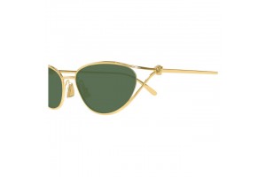 Bottega Veneta BV1330S 004 GOLD GREEN női napszemüveg