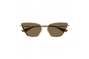 Alexander McQueen AM0501S arany-barna napszemüveg