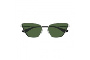 Alexander McQueen AM0501S 003 - SHINY SILVER GREEN
