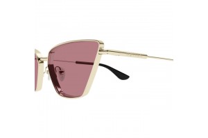 Alexander McQueen AM0501S 004 fényes arany-piros