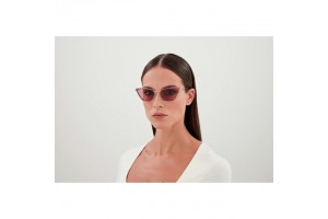 Alexander McQueen AM0501S 004 fényes arany-piros