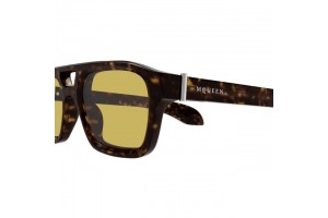 Alexander McQueen AM0505S 002 férfi napszemüveg - Dark Havana