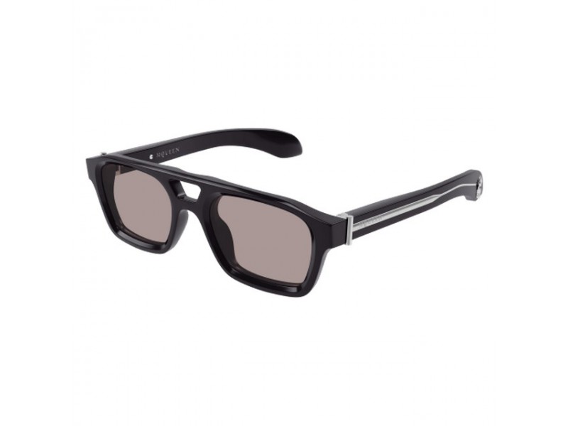 Alexander McQueen AM0505S 004 napszemüveg, sötét lila-barna