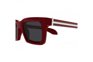 Alexander McQueen AM0506S 005 piros-szürke napszemüveg