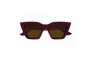 Alexander McQueen AM0507S - Burgundy Brown női napszemüveg