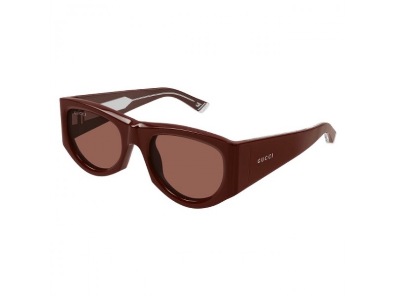 Gucci GG1917S fényes burgundy barna női napszemüveg