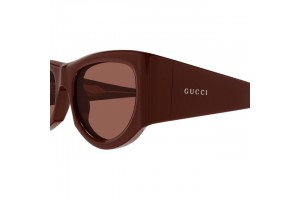 Gucci GG1917S fényes burgundy barna női napszemüveg