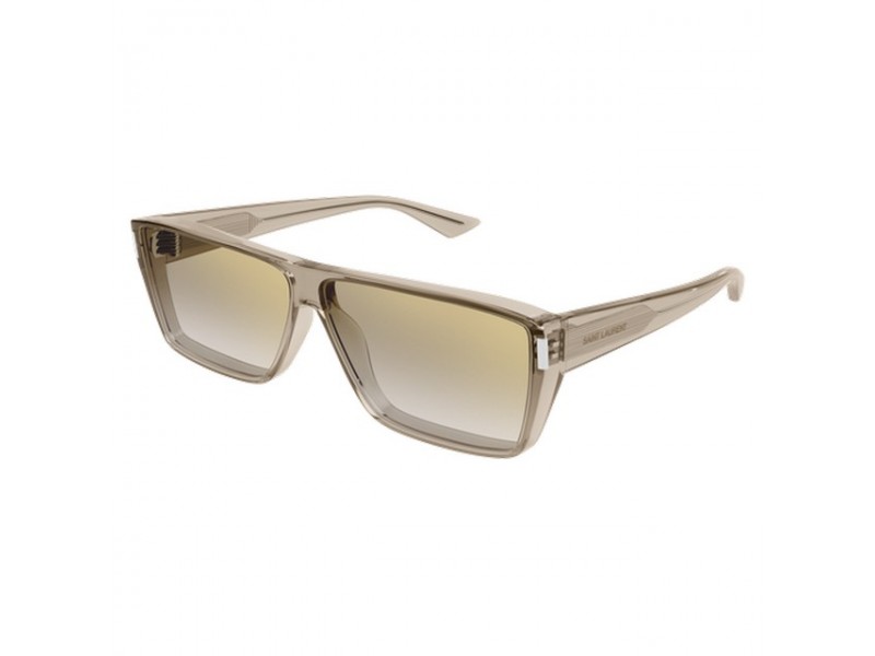 Saint Laurent SL 757 003 — fényes sárga-barna tükrös