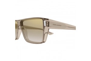 Saint Laurent SL 757 003 — fényes sárga-barna tükrös