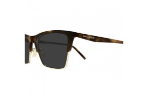 Saint Laurent SL 767 004 női fényes arany-szürke napszemüveg