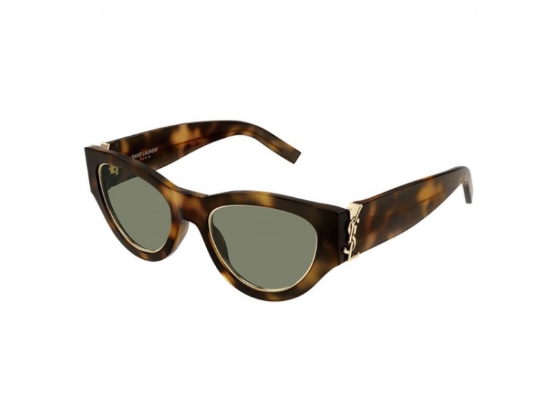 Saint Laurent SL M94 napszemüveg - Medium Havana, zöld lencse