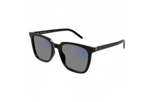 Saint Laurent SL M146 004 napszemüveg - fényes fekete/átlátszó