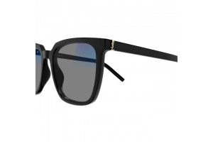 Saint Laurent SL M146 004 napszemüveg - fényes fekete/átlátszó