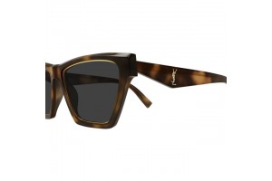 Saint Laurent SL M103 RIM 001 – Shiny Medium Havana Grey