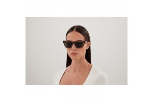 Saint Laurent SL M103 RIM 001 – Shiny Medium Havana Grey