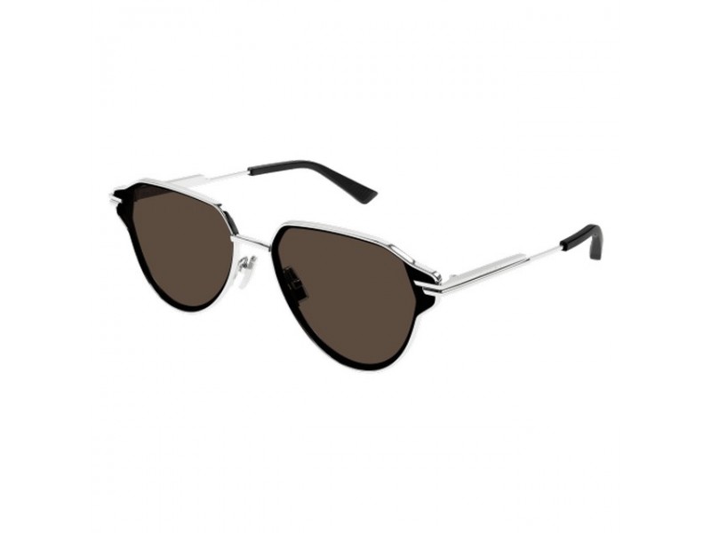 Bottega Veneta BV1271S 004 Silver Brown napszemüveg