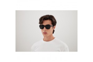 Saint Laurent SL 801 fényes fekete férfi napszemüveg