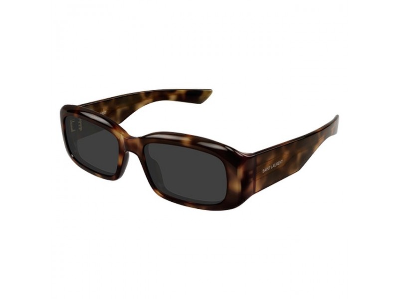 Saint Laurent SL 809 003 Shiny Medium Havana Grey