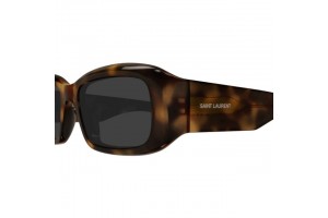 Saint Laurent SL 809 003 Shiny Medium Havana Grey