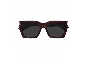 Saint Laurent SL 810 002 Shiny Dark Havana Grey