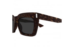 Saint Laurent SL 810 002 Shiny Dark Havana Grey