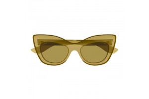 Alexander McQueen AM0516S női napszemüveg — dohánybarna