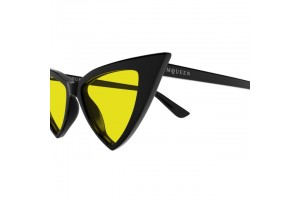 Alexander McQueen AM0518S fekete-sárga napszemüveg
