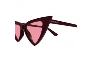 Alexander McQueen AM0518S burgundy pink napszemüveg