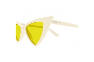Alexander McQueen AM0518S – fényes ivory yellow