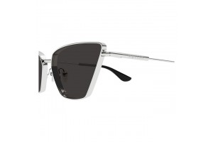 Alexander McQueen AM0501S 001 Shiny Silver Grey női napszemüveg