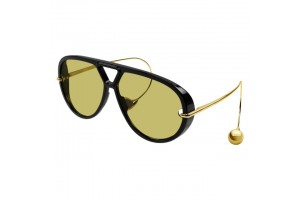 Bottega Veneta BV1273S 003 fekete-sárga női napszemüveg