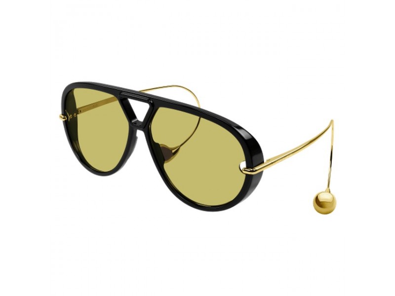 Bottega Veneta BV1273S 003 fekete-sárga női napszemüveg