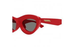 Bottega Veneta BV1325S 003 női napszemüveg (piros-szürke)