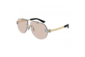 Bottega Veneta BV1342S 002 Silver-Brown napszemüveg