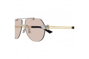 Bottega Veneta BV1342S 002 Silver-Brown napszemüveg