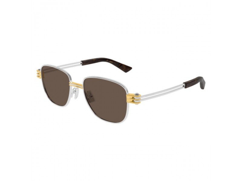 Bottega Veneta BV1380S 001 – ezüst-barna napszemüveg