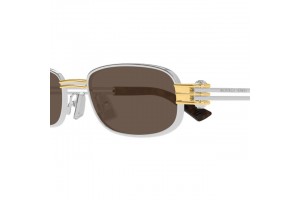 Bottega Veneta BV1381S SILVER BROWN