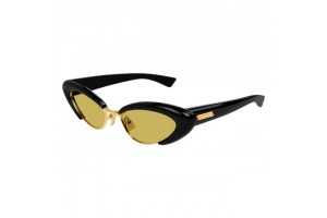 Bottega Veneta BV1387S 001 női napszemüveg - fekete/sárga