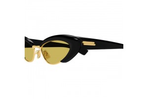 Bottega Veneta BV1387S 001 női napszemüveg - fekete/sárga