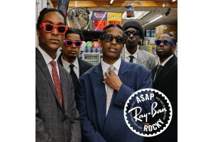 Ray-Ban RB4940 Wayfarer Puffer (A$AP Rocky) fekete