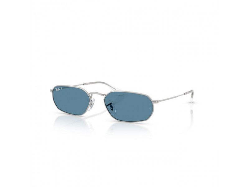 Ray-Ban RB3947 003/S2 ezüst keret, polarizált kék lencse