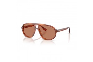 Emporio Armani EA4263U 632973 STRIPED DARK BROWN BROWN napszemüveg