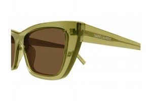 Saint Laurent SL 276 MICA 059 zöld-barna napszemüveg