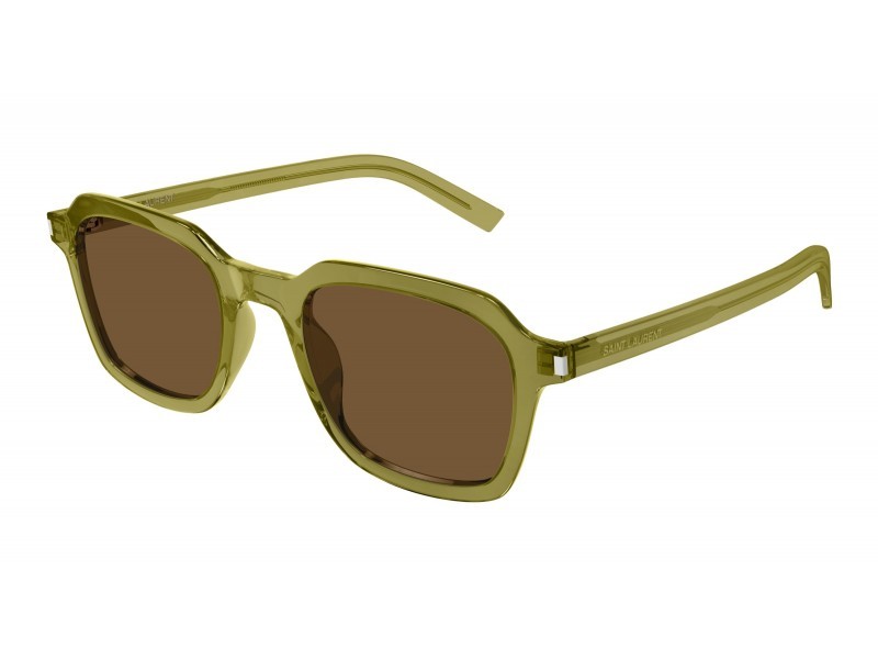 Saint Laurent SL 715 SLIM 004 zöld-barna napszemüveg