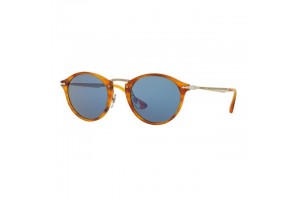 Persol PO3166S 960/56 STRIPED BROWN LIGHT BLUE napszemüveg