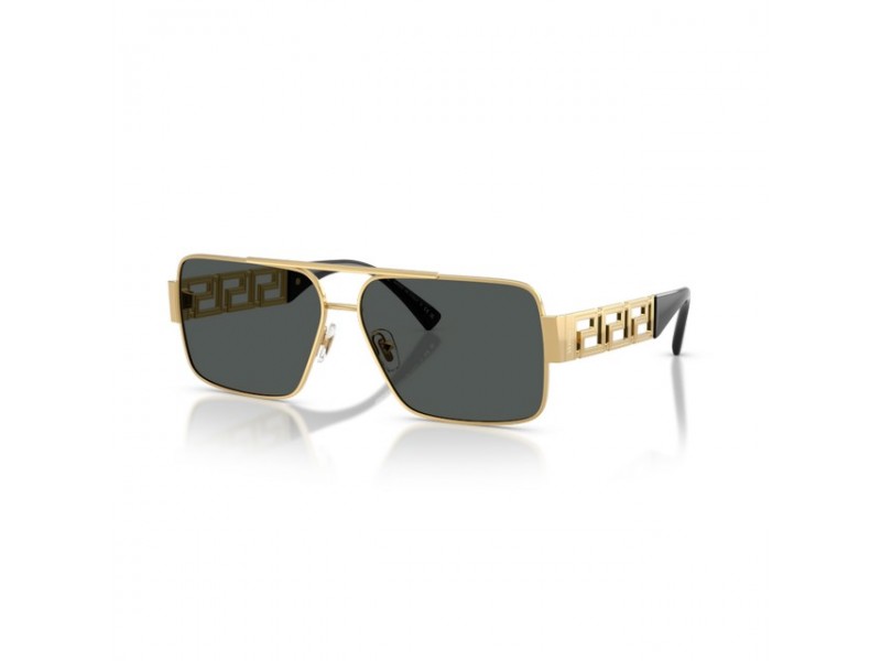 Versace VE2290 100287 – Gold keret, Dark Grey lencse