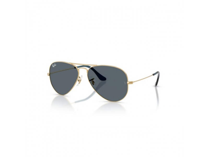 Ray-Ban RB3025 AVIATOR Arista Gold - kék lencse
