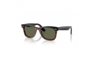 Ray-Ban RB2240 144058 WAYFARER BLACK ON HAVANA POLARIZED GREEN napszemüveg