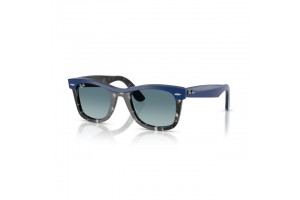 Ray-Ban RB2240 WAYFARER Blue on Havana - Blue Gradient Grey